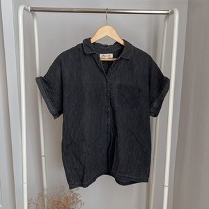 Madewell Gray Denim Shirt